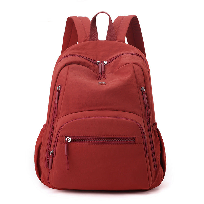 New ultralight waterproof parachute nylon cloth women's large capacity puff bag fashion niche women's backpack