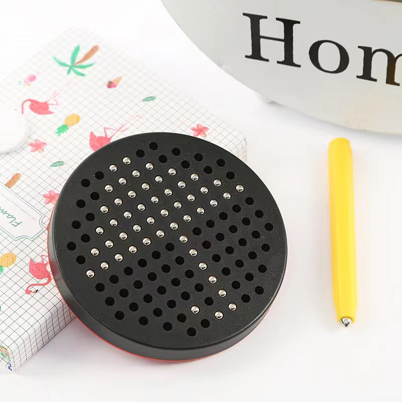 Alphanumeric magnetic writing board steel beads magnetic drawing board educational creative toys factory direct export to Europe and America