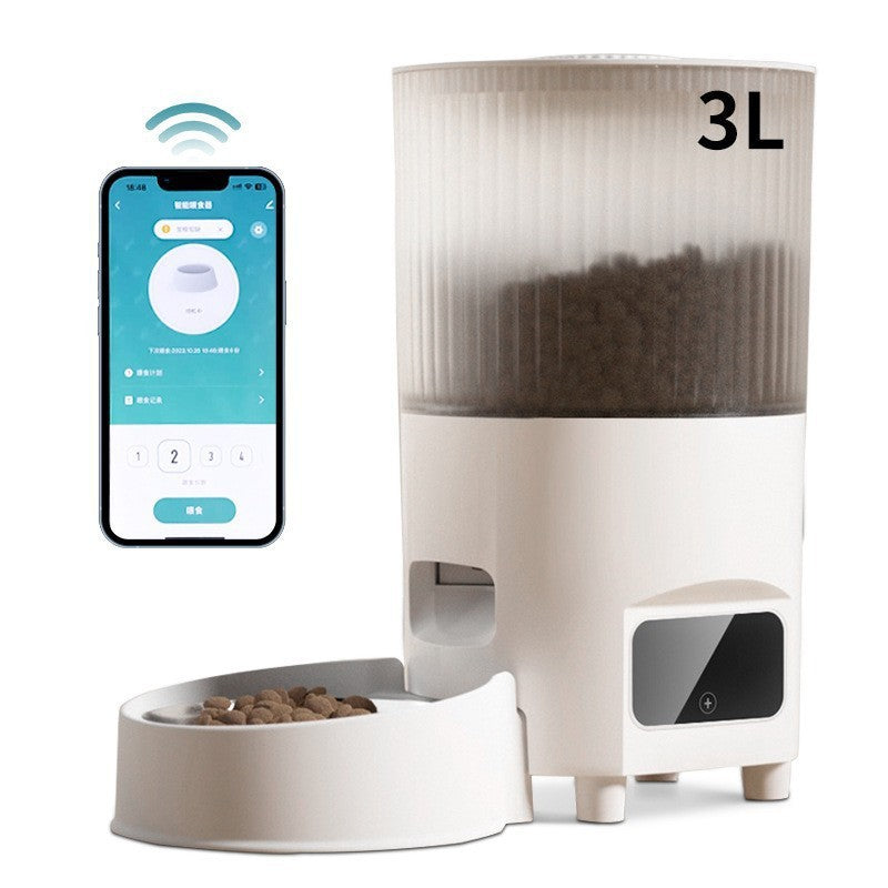 Explosive pet 5L automatic feeder, cat smart products, regular and quantitative remote feeding, dog universal
