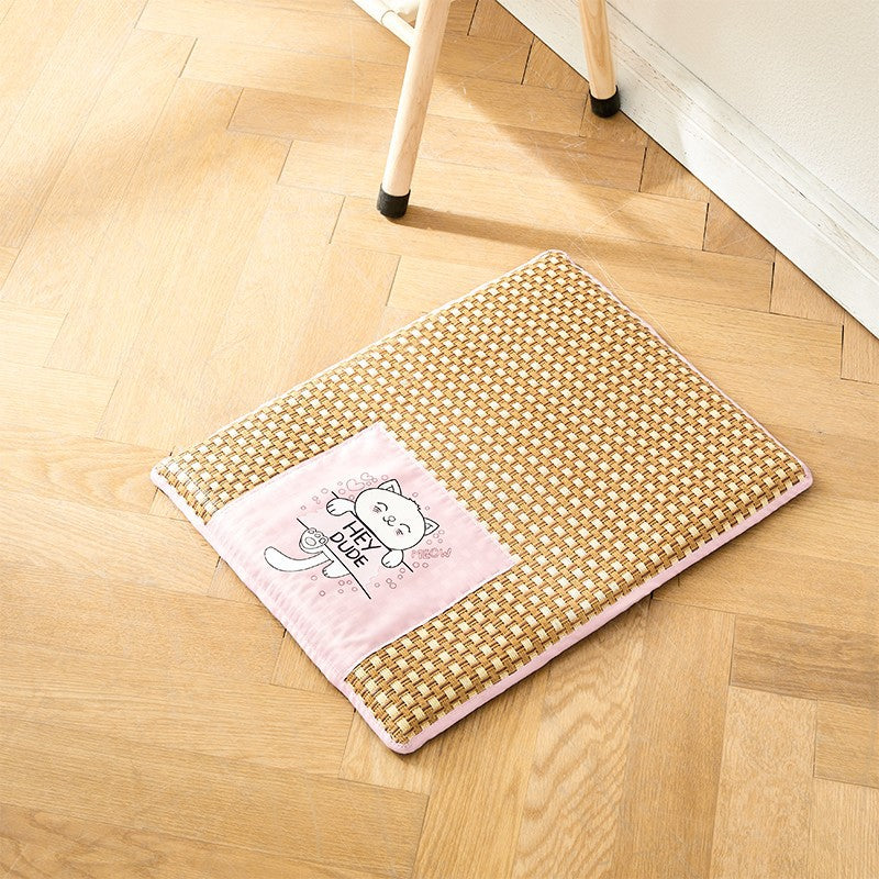 Cat Bed Four Seasons Universal Solid Wood Cat Bed Dog Bed Pet Dog Bed Off the Ground Dismantling and Washing Pet Bed Factory
