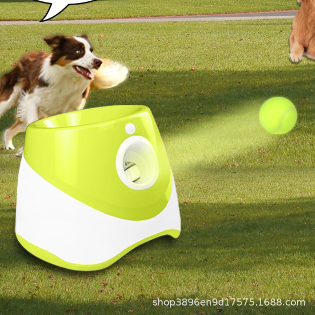 Pet Dog Automatic Multicolor Ball Machine Outdoor Throwing Tennis Training Exercise Intelligence Medium Dog Home Toys