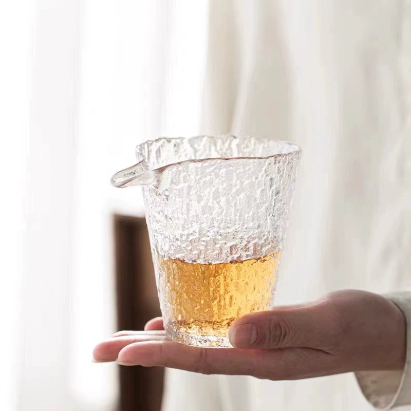 Retro ice dew Japanese wine glass sake glass glass white wine glass set spirit glass wine set wine dispenser wine cup