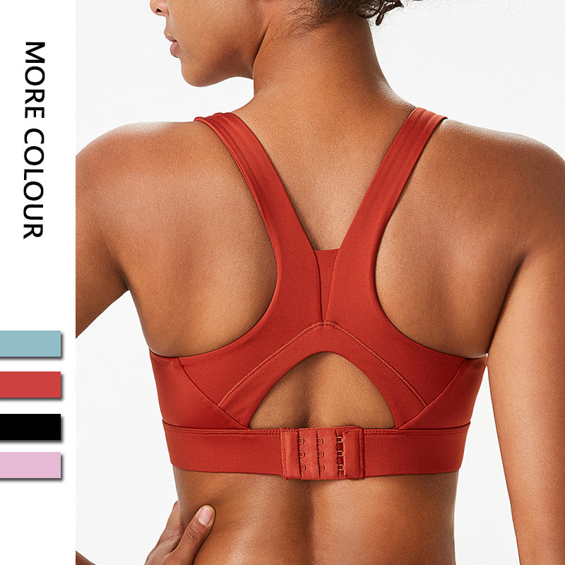 sports bra seamless one-piece cup sports underwear adjustable breasted fitness yoga bra