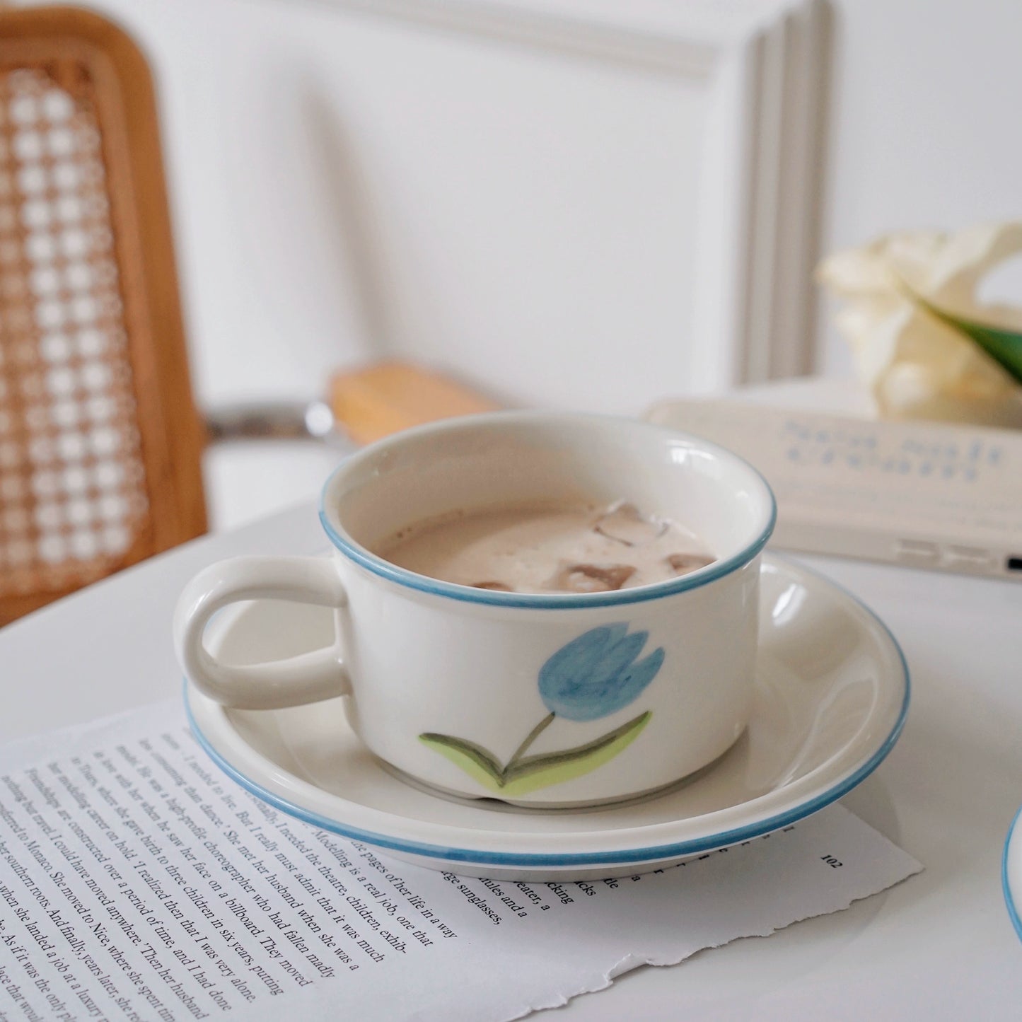 Vintage French coffee cup
