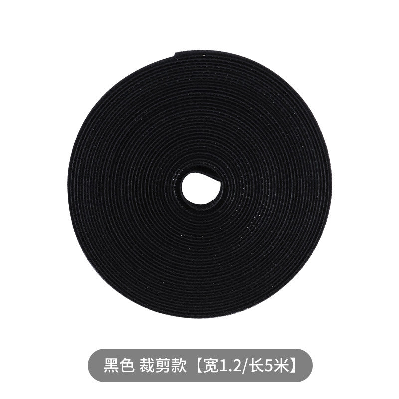 Data cable storage artifact magic sticker tie cable organizer computer cable harness with desktop wire routing fixed strap