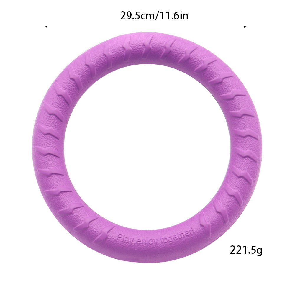 EVA pet toys dog frisbee bite ring dog toys can't bite teeth grinding pet ball puppy supplies dog pull tab