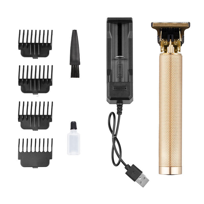 Hair clipper electric household shaved head electric clipper retro oil head charging engraving electric hair clipper cross border haircut clipper