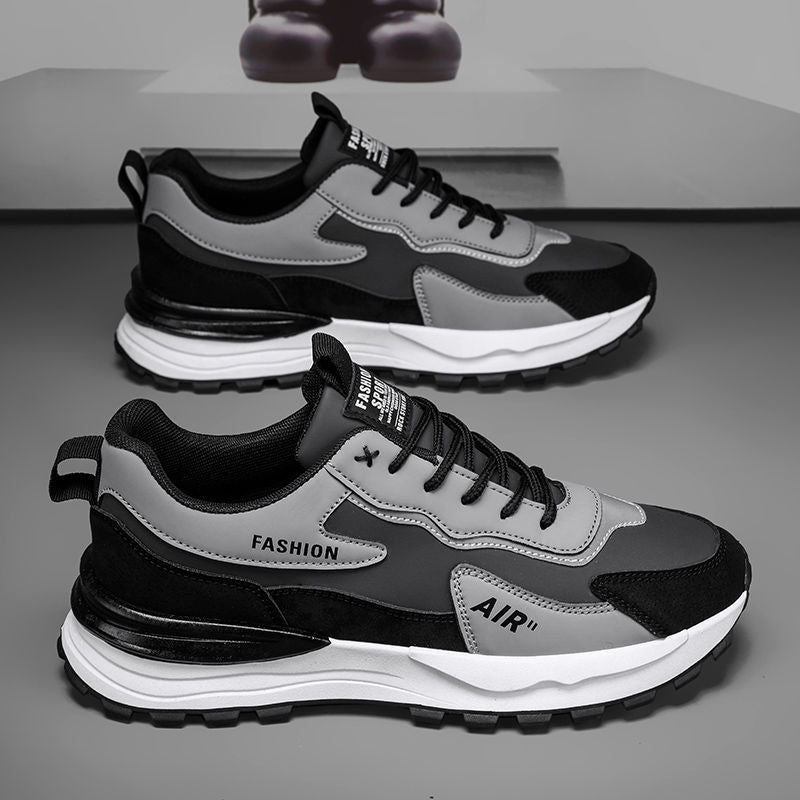 men's shoes sneakers, new autumn casual shoes, summer work, work, leather, waterproof, non-slip, labor protection tide shoes