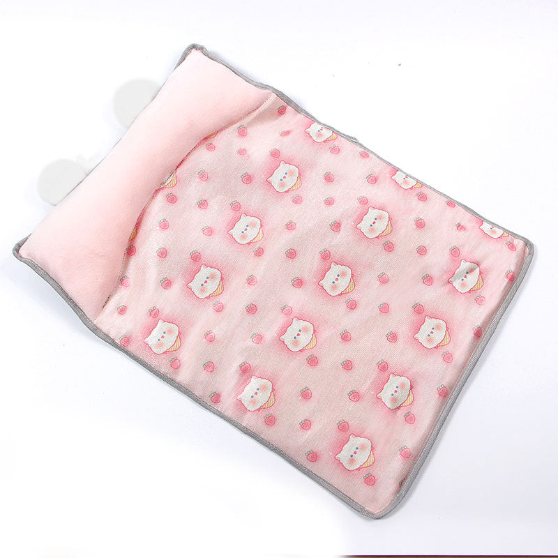Kennel Cat Kennel Summer Ice Silk Mats Dog Kennel Pet Supplies Teddy Small Medium Dog Bed All Seasons Universal