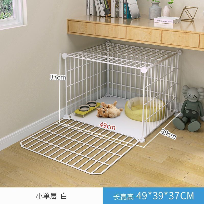 Cat cage with toilet villa extra large free space indoor empty cage cat house home three-tier small cat cat litter