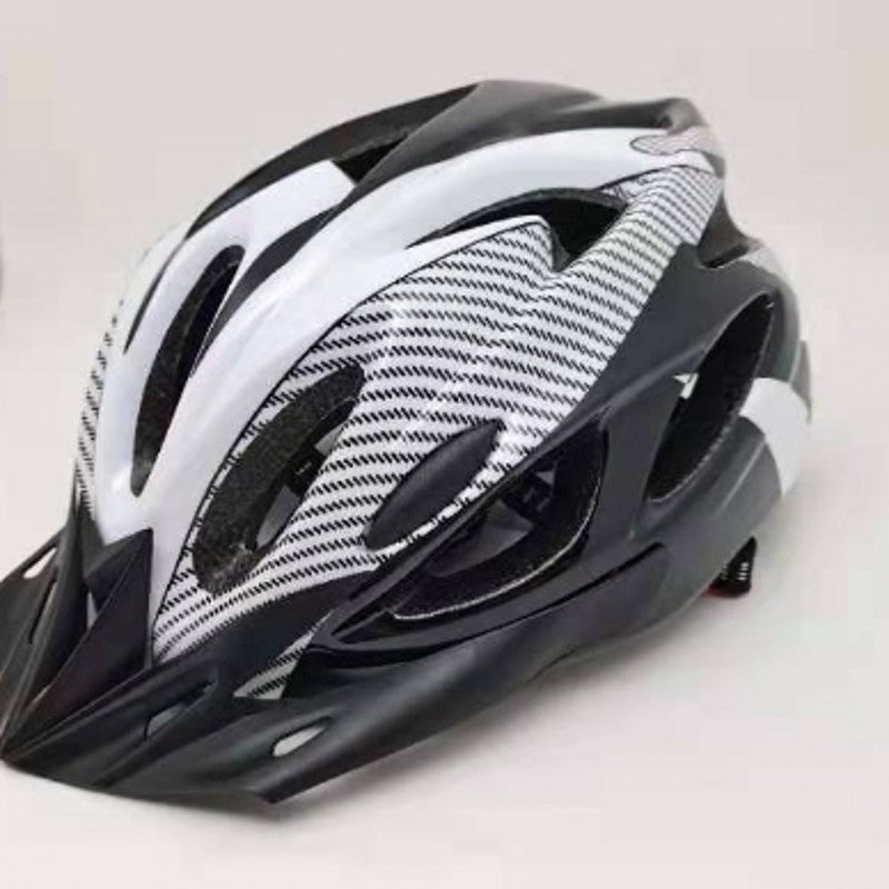 Outdoor cycling one-piece helmet is porous, breathable, ultra-light, and unisex in summer, and the size adjustable safety helmet