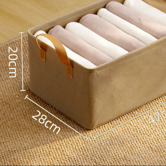 clothing storage basket, thickened steel frame storage box, miscellaneous clothing and pants storage artifact, a must-have for home and dormitory