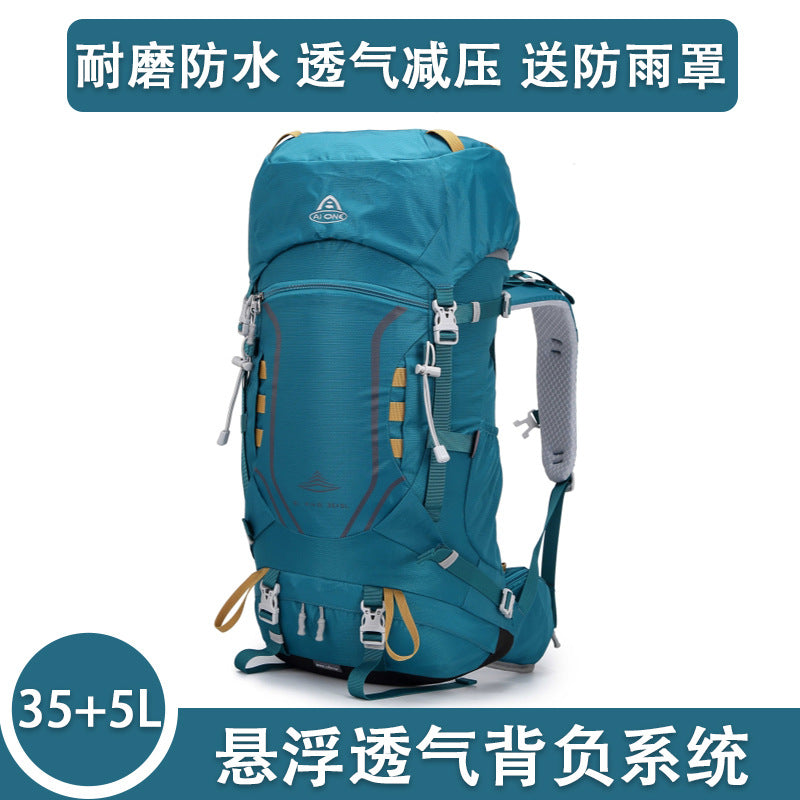 Ai Wang Outdoor Hiking Bag Suspension Carrying Large Capacity Travel Backpack Camping Trekking Bag Carrying Cycling Bag 40 Liters