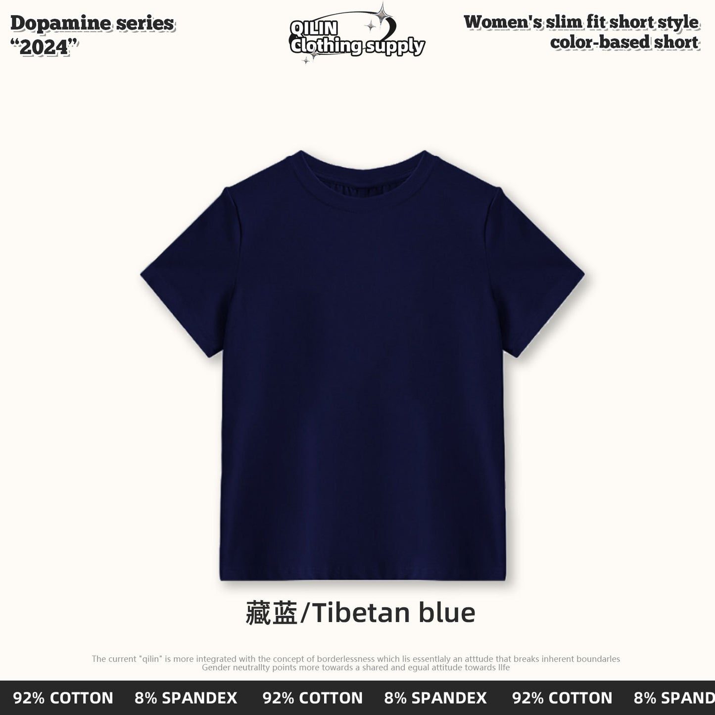 Neck shoulder short sleeve t-shirt explosive top new cotton slim low basic women's summer