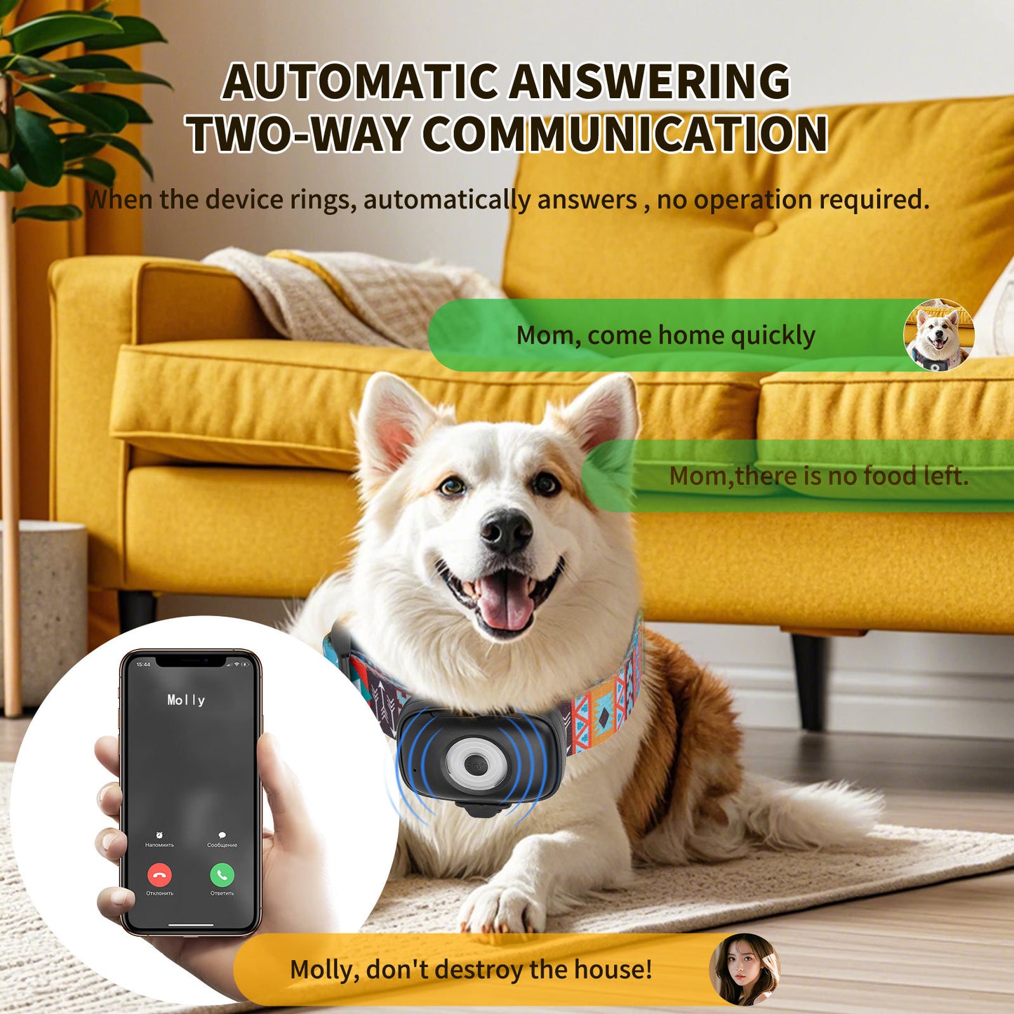 4G GPS Tracker Pet Collar Dog Cat Animal Waterproof and Anti-Waterproof