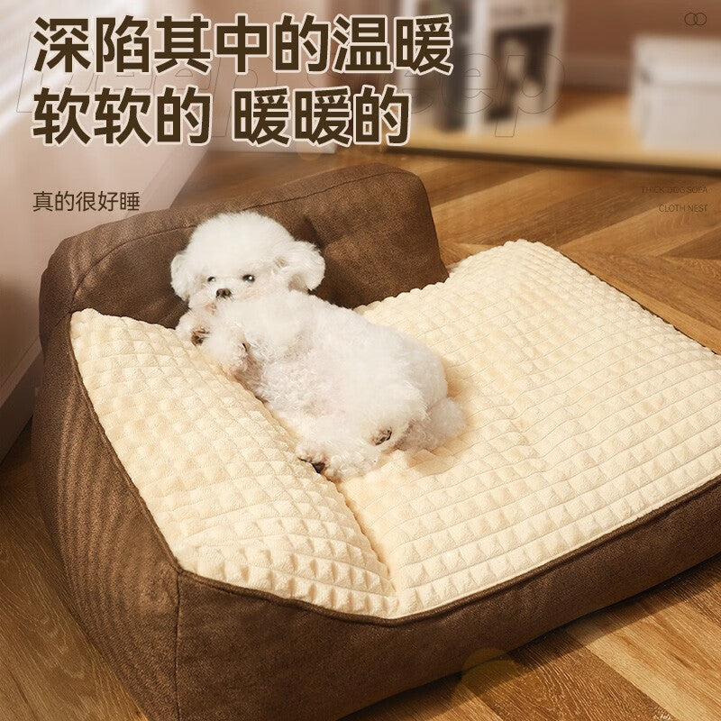 The kennel is universal for all seasons, large dog sleeping mats, detachable and washable pet mats, winter dog beds, dog mats, and sleeping mats
