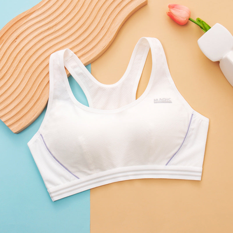 New student bra running quick-drying breathable girl underwear junior high school development girl bra vest