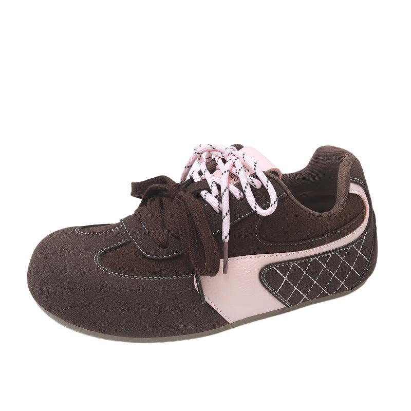 ins korean version new forrest gump shoes women's spring student sports running casual shoes thick-soled German training shoes