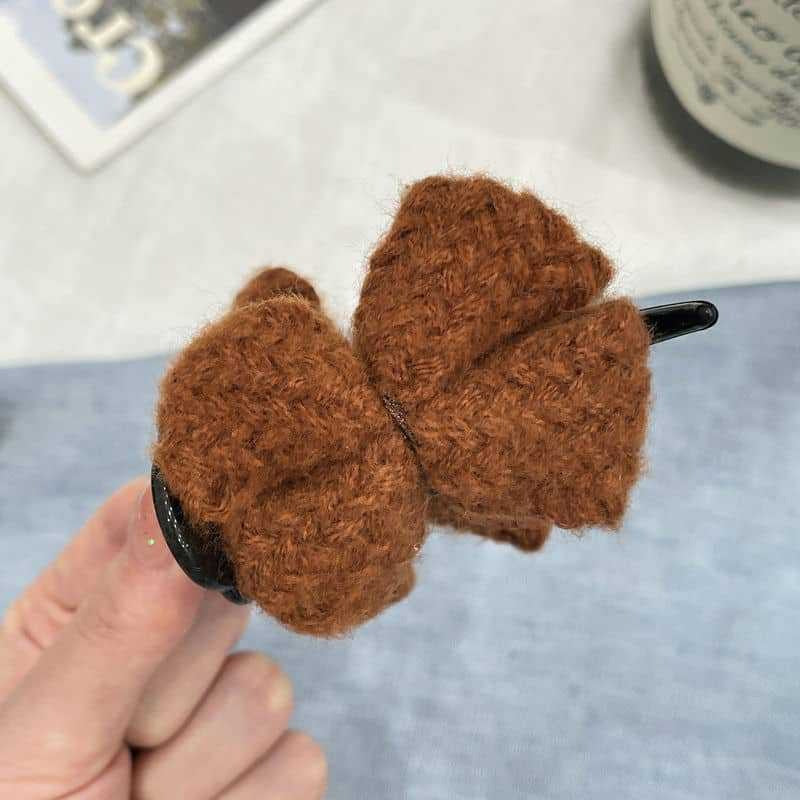 Maruko hairclip women's summer simple temperament, flower mesh, the back of the head, grab the clip pan hairpin