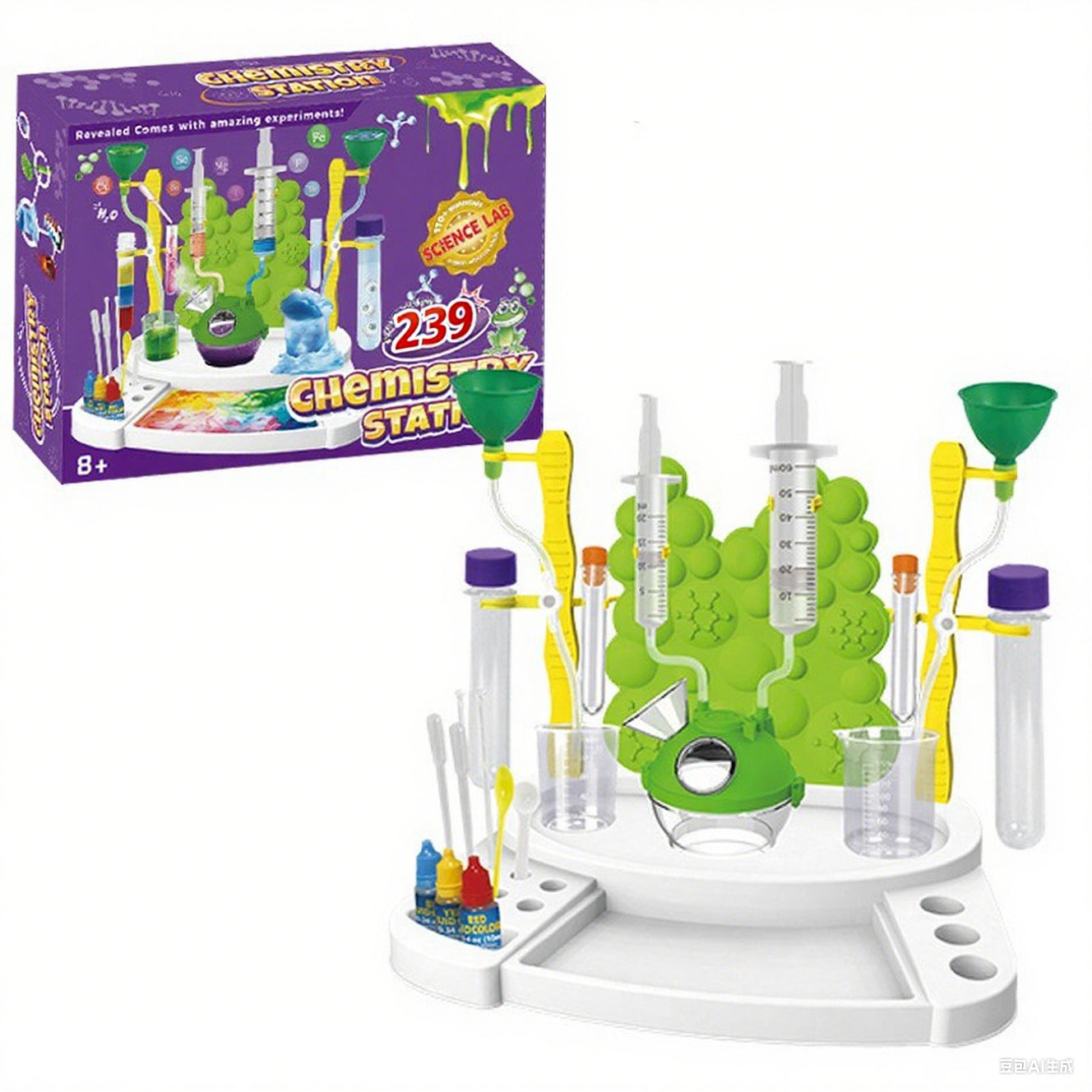 Science Experiment Set, Chemistry Experiment Equipment, Primary School Students' Experimental Equipment, Science and Education Frontier Children's Educational Toys