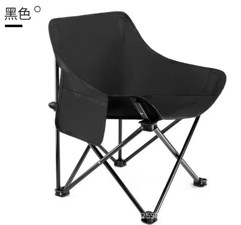 Moon chair, outdoor folding chair, travel chair, picnic camping equipment, easy to store, easy to carry