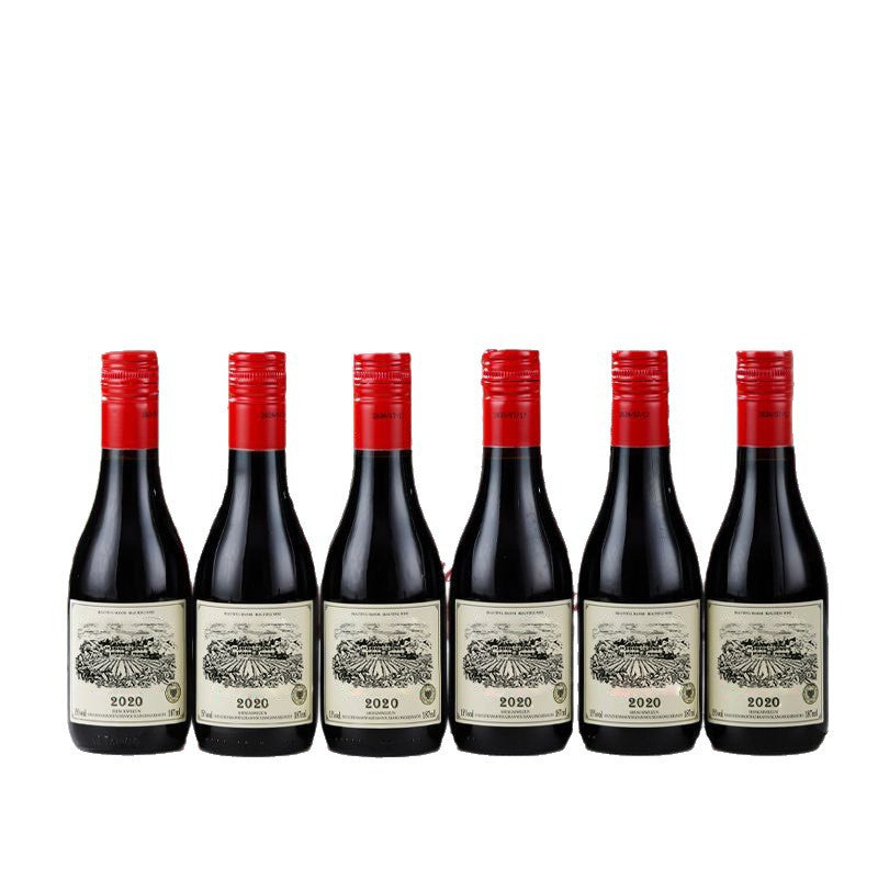 187 small bottles of red wine imported from France Mini 187ml wedding banquet souvenir wine sweet red and sweet white substitute wine