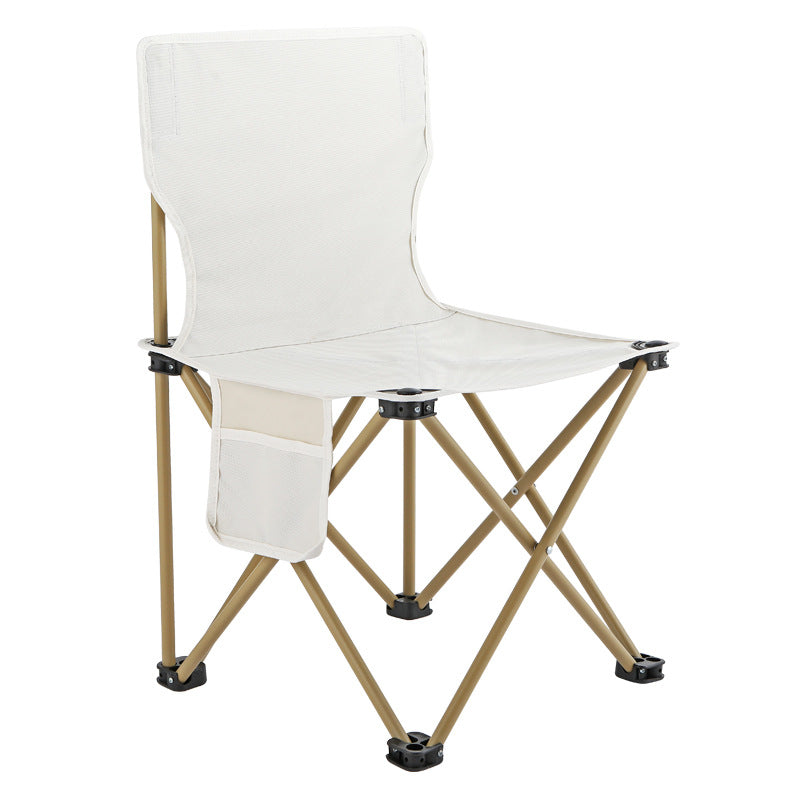 Carefully selected folding chairs, portable camping, picnics, barbecues, pony maza art, sketching, fishing, folding chairs with backrests