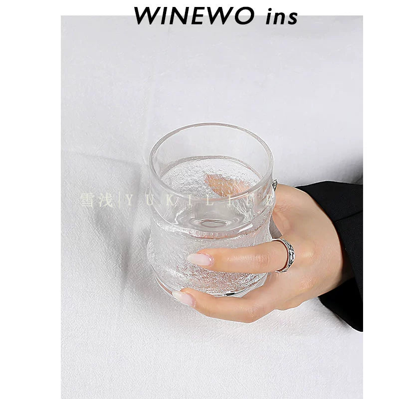 Limited ice cup hand feeling cup high-end whiskey glass Japanese glass super close-fitting wine glass beer glass