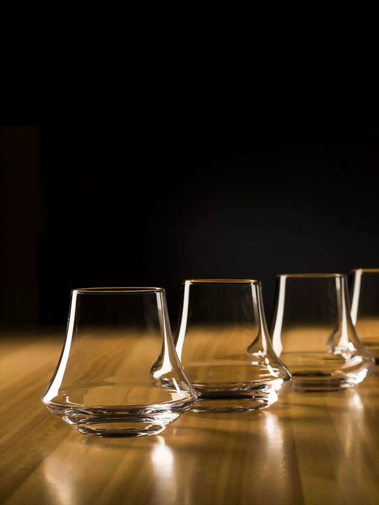 Chamvin Lead Free Crystal Vintage Whiskey Glasses