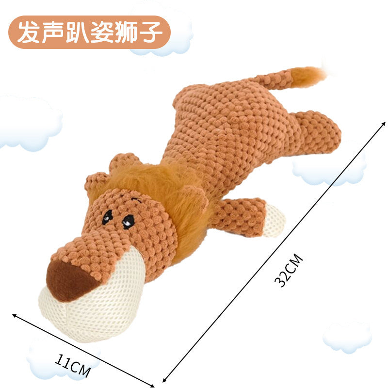 Dog toys plush little yellow duck resistant to bite teeth and relieve boredom Pet toys octopus geese small and medium-sized dog toys