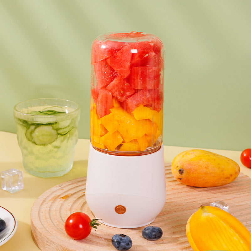 Portable Electric Juicer Cup USB Rechargeable Mini Blender for Smoothies, Ice Crushing & Fruit Juicing Travel-Friendly & Multi-Function