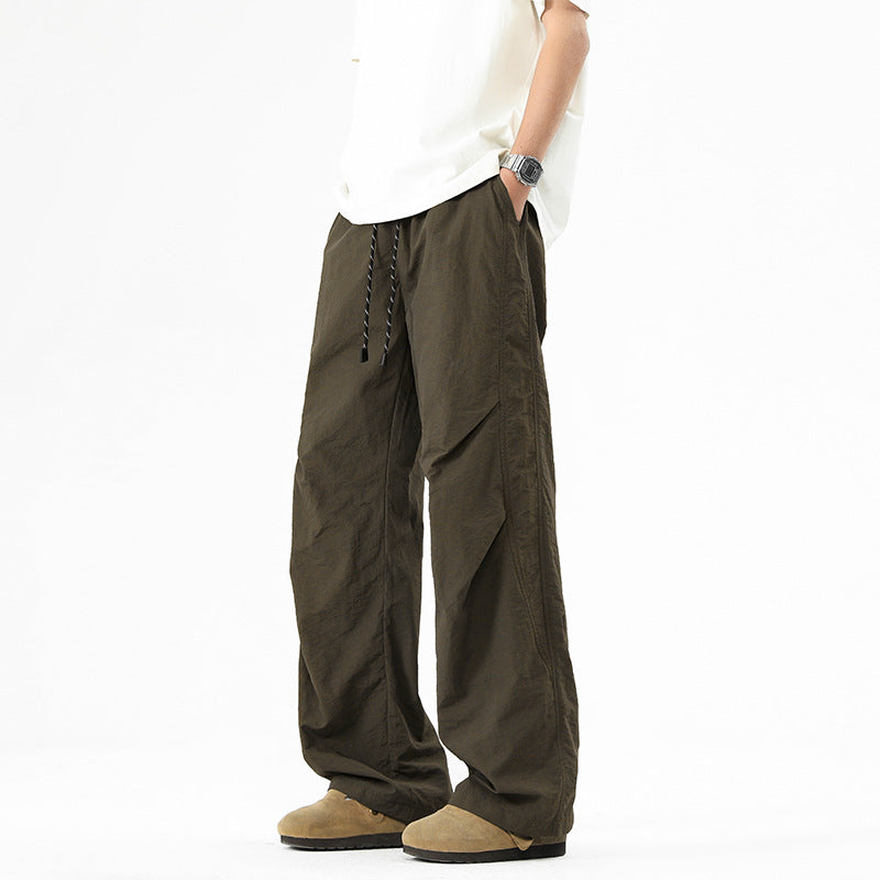 American Paratrooper Casual Pants Men's Spring/Summer New Trendy Cargo Pants Straight-leg Loose Versatile Pants