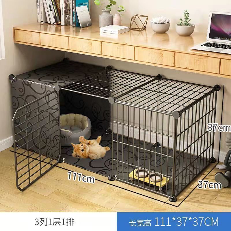 Cat cage with toilet villa extra large free space indoor empty cage cat house home three-tier small cat cat litter