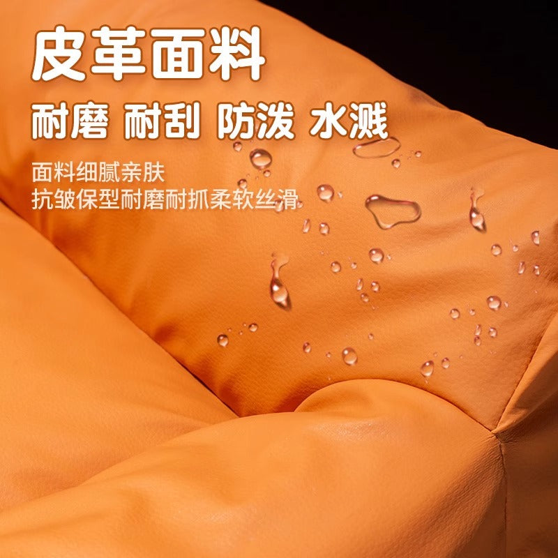 New dog kennel pet sofa cat bed simple leather cat nest waterproof and washable dog sofa is universal in all seasons