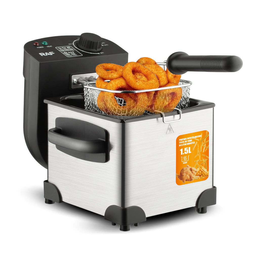 RAF 2.5L Electric Deep Fryer Household & Commercial Use Fries, Chicken, Snacks Free Global Shipping