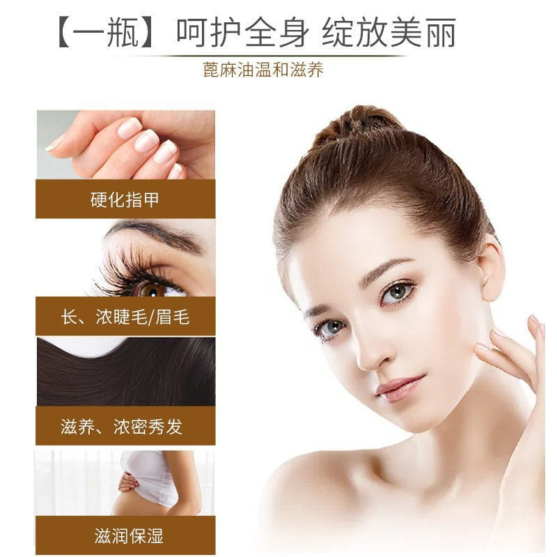 castor oil, scalp care, nourishing oil, eyebrows, eyelashes, long hair rejuvenating liquid, thick hair care essence