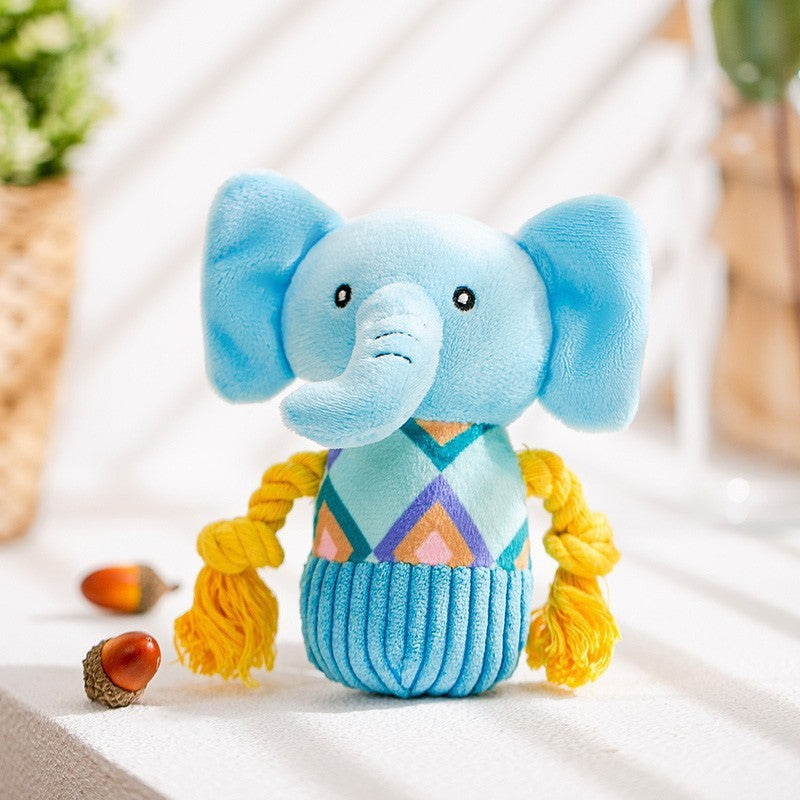 Dog toys resistant teething puppies dog plush vocalization self-hilarity relief artifact puppy pet sound toys