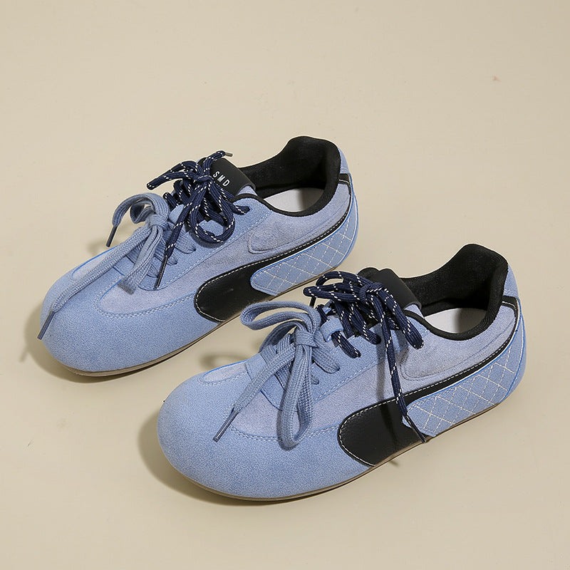 ins korean version new forrest gump shoes women's spring student sports running casual shoes thick-soled German training shoes