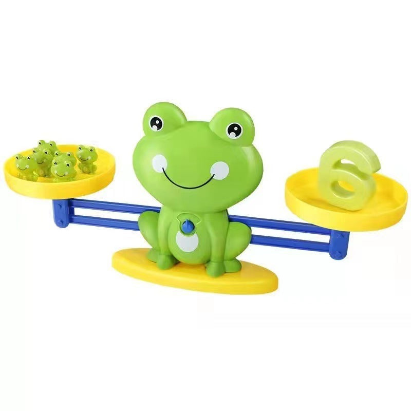 Children's Digital Frog Balance Toys Early Education Educational Toys Kindergarten Addition and Subtraction Enlightenment Balance Mathematics Teaching
