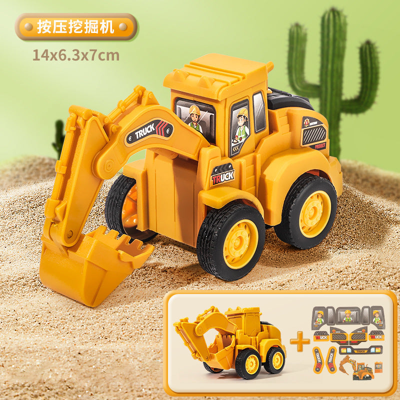 Children's toys, excavators, inertia, 4x4 cars, stunt bugs, boys' toy cars, children's stalls, stalls