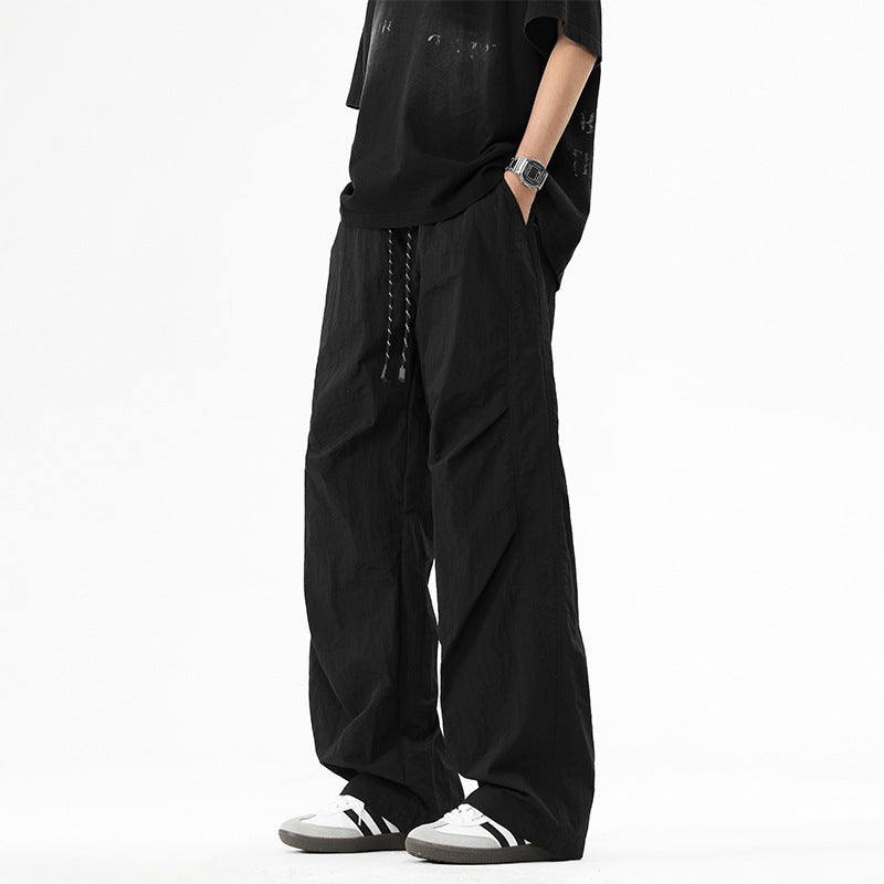 American Paratrooper Casual Pants Men's Spring/Summer New Trendy Cargo Pants Straight-leg Loose Versatile Pants