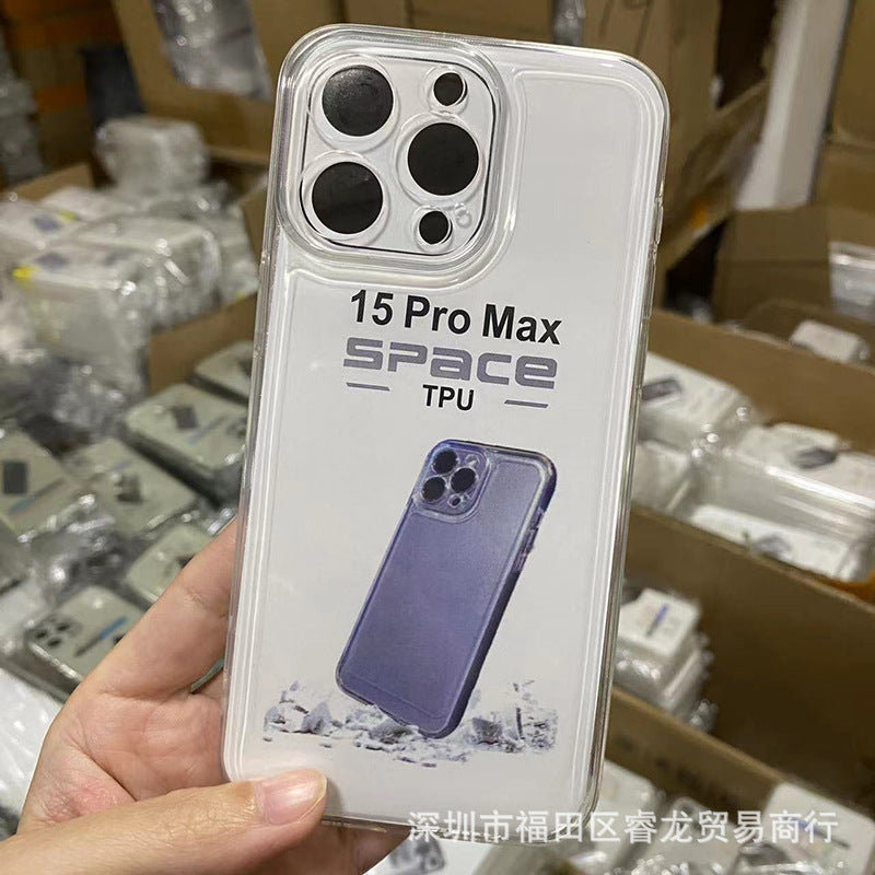 Transparent applicable apple 15 16 drop proof 14 phone case iphone13 pro phone case PM soft shell 11 wholesale 13