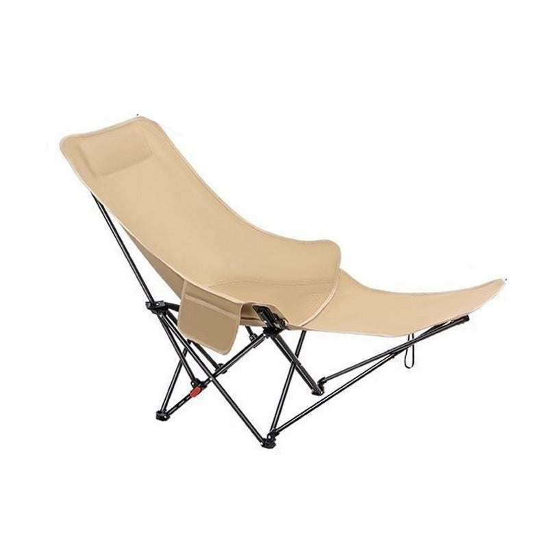 Custom Three-Gear Adjustable Moon Chair Outdoor Folding Chair Portable Picnic Camping Fishing Chair Office Recliner