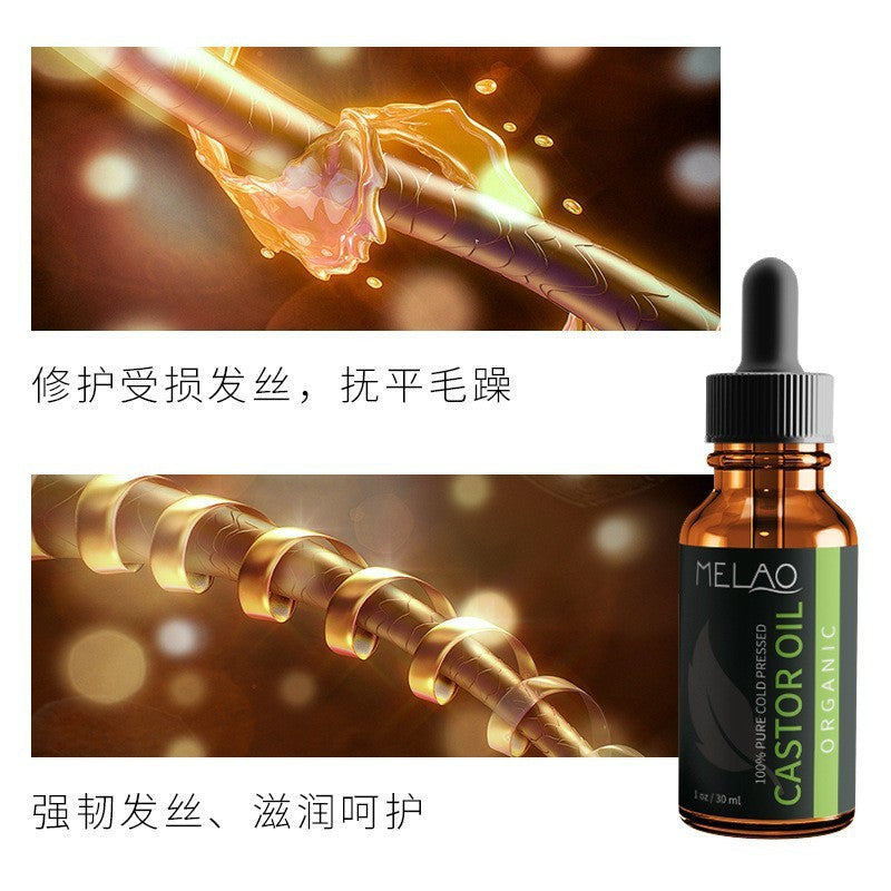 castor oil, scalp care, nourishing oil, eyebrows, eyelashes, long hair rejuvenating liquid, thick hair care essence