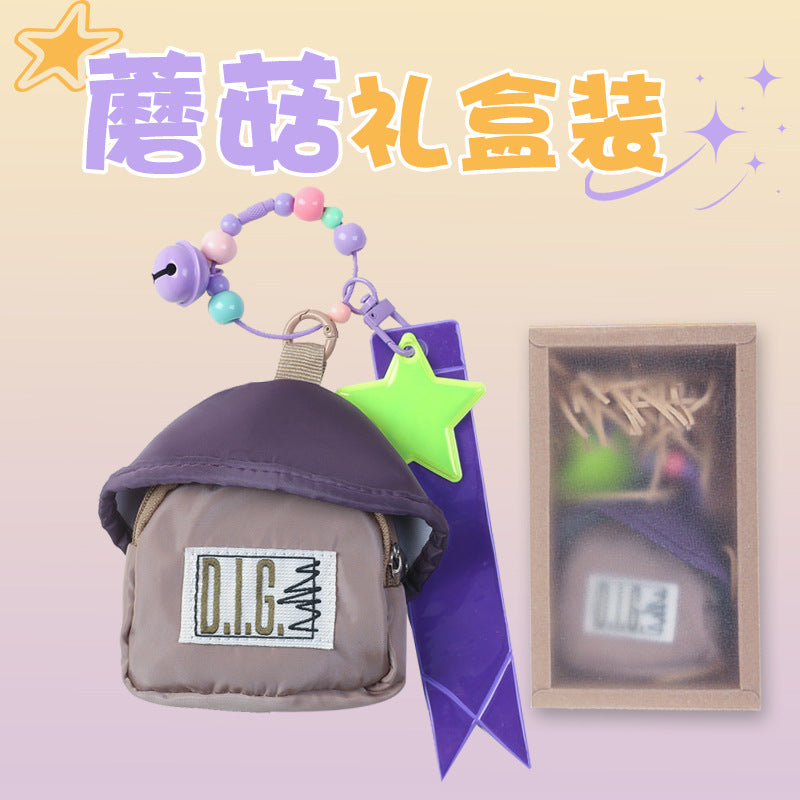 Road, mountain folding, cycling pouch, rear bag, saddle bag, reflective streamer, decorative accessory pendant