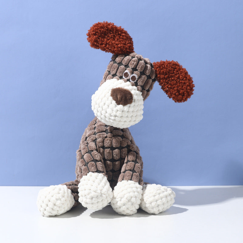 Dog toys resistant teething puppies dog plush vocalization self-hilarity relief artifact puppy pet sound toys