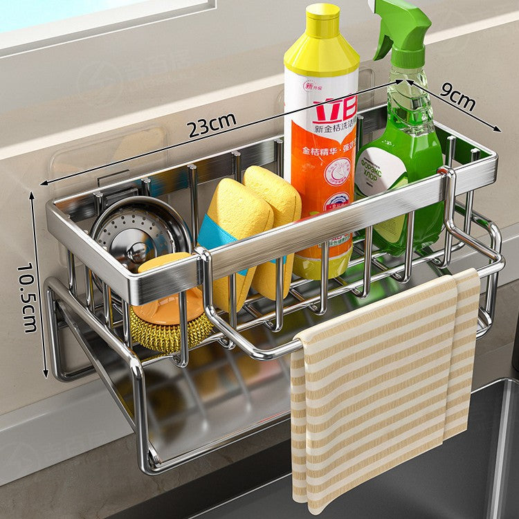 kitchen utensils, drain baskets, household multi-functional drain racks, multi-layer rag racks, cross-border water filter baskets