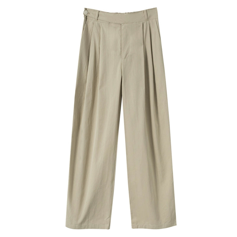 Aki's autumn new product, Japanese khaki pants, women's cover-up, slim, large-size casual design, harem pants