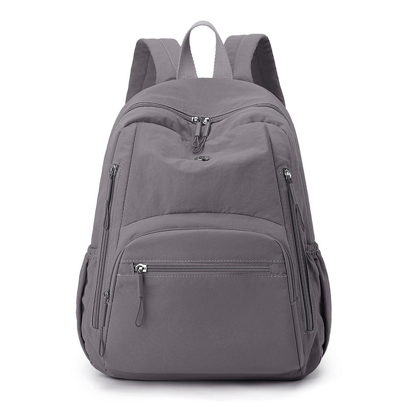 New ultralight waterproof parachute nylon cloth women's large capacity puff bag fashion niche women's backpack