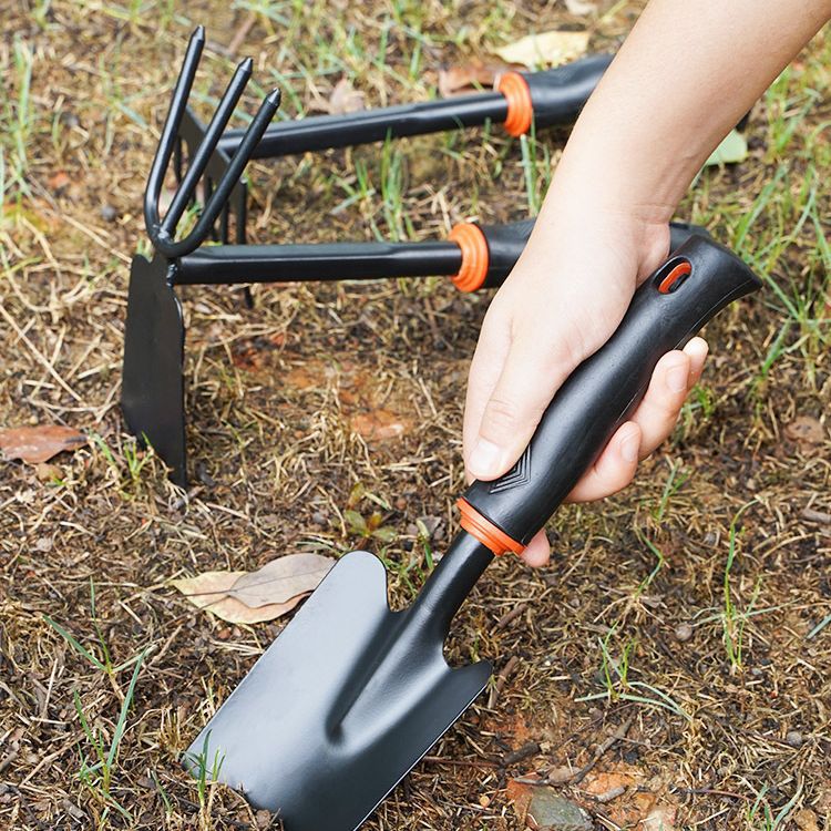 Gardening shovel flower tool household vegetable planting flower succulent planting shovel shovel hoe rushing sea turning soil set